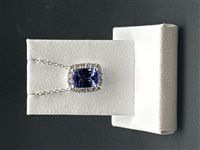 Collana Gioielleria Dossena  Donna in Oro bianco Tanzanite COOR-236-253